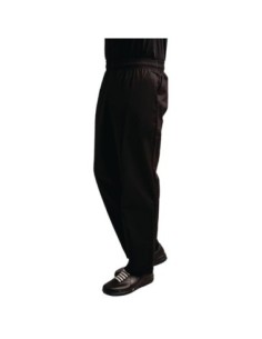 Pantalon de cuisine mixte traité au Teflon Easyfit noir XXL