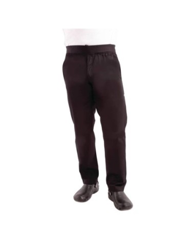 Pantalon slim léger homme Chef Works noir XL - 1