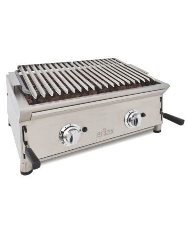 Grill pierre de lave avec grille inox Arilex 70BAR