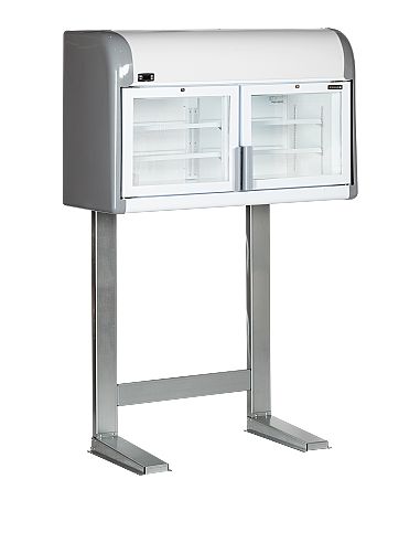 Armoire de congélation murale blanche pour supermarché - 170 L - MTFMini