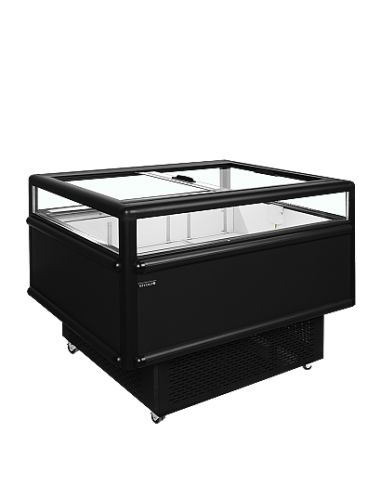 Îlot réfrigéré noir 165 L - UHD201/Black