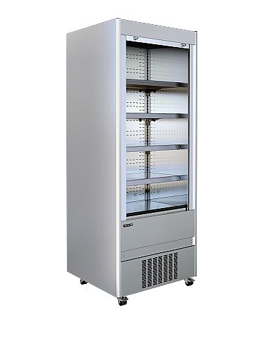 Vitrine réfrigérée inox façade ouverte 370 L - MCX90M